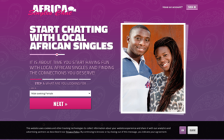 Africa Singles Chat Homepage Image