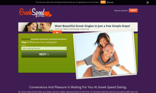 Greek Speed Dating Homepage Image